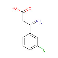 774178-18-6 (3S)-3-amino-3-(3-chlorophenyl)propanoic acid chemical structure