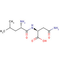 14608-81-2 (2S)-4-amino-2-[[(2S)-2-amino-4-methylpentanoyl]amino]-4-oxobutanoic acid chemical structure