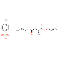 125229-60-9 bis(prop-2-enyl) (2S)-2-aminobutanedioate;4-methylbenzenesulfonic acid chemical structure