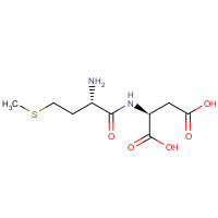 14595-65-4 (2S)-2-[[(2S)-2-amino-4-methylsulfanylbutanoyl]amino]butanedioic acid chemical structure