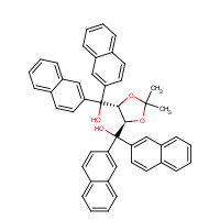 137365-09-4 [(4R,5R)-5-[hydroxy(dinaphthalen-2-yl)methyl]-2,2-dimethyl-1,3-dioxolan-4-yl]-dinaphthalen-2-ylmethanol chemical structure