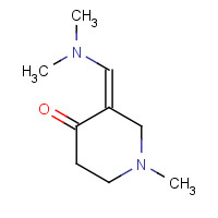 66521-58-2 (3Z)-3-(dimethylaminomethylidene)-1-methylpiperidin-4-one chemical structure
