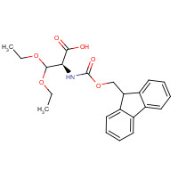 874817-18-2 (2S)-3,3-diethoxy-2-(9H-fluoren-9-ylmethoxycarbonylamino)propanoic acid chemical structure