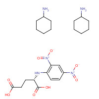 102783-75-5 cyclohexanamine;(2S)-2-(2,4-dinitroanilino)pentanedioic acid chemical structure