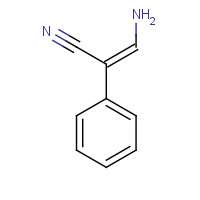 33201-99-9 (Z)-3-amino-2-phenylprop-2-enenitrile chemical structure