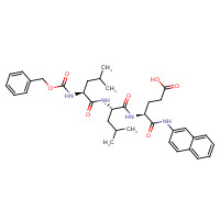 75873-85-7 (4S)-4-[[(2S)-4-methyl-2-[[(2S)-4-methyl-2-(phenylmethoxycarbonylamino)pentanoyl]amino]pentanoyl]amino]-5-(naphthalen-2-ylamino)-5-oxopentanoic acid chemical structure