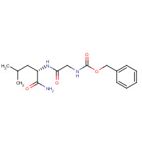 7535-72-0 benzyl N-[2-[[(2S)-1-amino-4-methyl-1-oxopentan-2-yl]amino]-2-oxoethyl]carbamate chemical structure