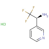336105-46-5 (1S)-2,2,2-trifluoro-1-pyridin-3-ylethanamine;hydrochloride chemical structure