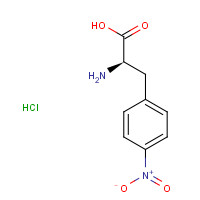 147065-06-3 (2R)-2-amino-3-(4-nitrophenyl)propanoic acid;hydrochloride chemical structure