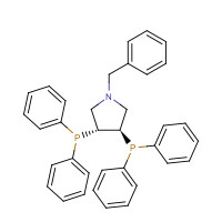 99135-95-2 [(3R,4R)-1-benzyl-4-diphenylphosphanylpyrrolidin-3-yl]-diphenylphosphane chemical structure