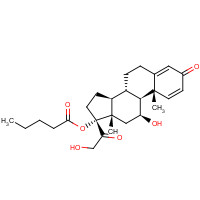 15180-00-4 [(8S,9S,10R,11S,13S,14S,17R)-11-hydroxy-17-(2-hydroxyacetyl)-10,13-dimethyl-3-oxo-7,8,9,11,12,14,15,16-octahydro-6H-cyclopenta[a]phenanthren-17-yl] pentanoate chemical structure