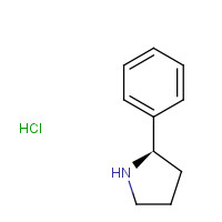 56523-48-9 (2R)-2-phenylpyrrolidine;hydrochloride chemical structure