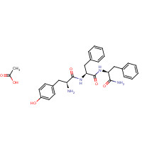 108322-09-4 acetic acid;(2S)-2-amino-N-[(2S)-1-[[(2S)-1-amino-1-oxo-3-phenylpropan-2-yl]amino]-1-oxo-3-phenylpropan-2-yl]-3-(4-hydroxyphenyl)propanamide chemical structure