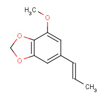 18312-21-5 4-methoxy-6-[(E)-prop-1-enyl]-1,3-benzodioxole chemical structure