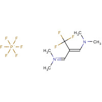292067-84-6 [(Z)-3-(dimethylamino)-2-(trifluoromethyl)prop-2-enylidene]-dimethylazanium;hexafluorophosphate chemical structure