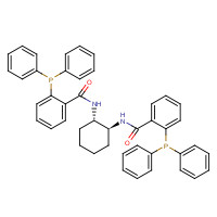 169689-05-8 2-diphenylphosphanyl-N-[(1S,2S)-2-[(2-diphenylphosphanylbenzoyl)amino]cyclohexyl]benzamide chemical structure