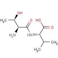 99032-17-4 (2S)-2-[[(2S,3R)-2-amino-3-hydroxybutanoyl]amino]-3-methylbutanoic acid chemical structure