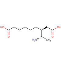4653-02-0 (3S)-3-[(1S)-1-aminoethyl]nonanedioic acid chemical structure