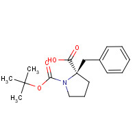 706806-60-2 (2R)-2-benzyl-1-[(2-methylpropan-2-yl)oxycarbonyl]pyrrolidine-2-carboxylic acid chemical structure