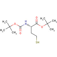 630108-94-0 tert-butyl (2S)-2-[(2-methylpropan-2-yl)oxycarbonylamino]-4-sulfanylbutanoate chemical structure