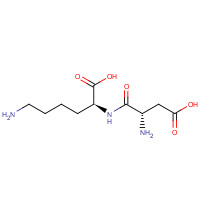 5891-51-0 (2S)-6-amino-2-[[(2S)-2-amino-3-carboxypropanoyl]amino]hexanoic acid chemical structure