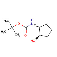155890-37-2 tert-butyl N-[(1R,2R)-2-hydroxycyclopentyl]carbamate chemical structure