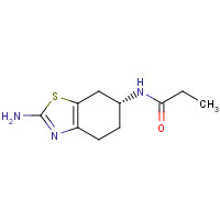 106006-85-3 N-[(6R)-2-amino-4,5,6,7-tetrahydro-1,3-benzothiazol-6-yl]propanamide chemical structure