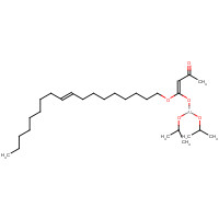 80481-35-2 (Z)-4-di(propan-2-yloxy)alumanyloxy-4-[(E)-octadec-9-enoxy]but-3-en-2-one chemical structure