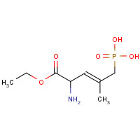 127910-32-1 [(E)-4-amino-5-ethoxy-2-methyl-5-oxopent-2-enyl]phosphonic acid chemical structure
