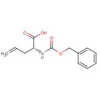 127474-54-8 (2R)-2-(phenylmethoxycarbonylamino)pent-4-enoic acid chemical structure