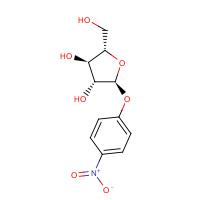 6892-58-6 (2S,3R,4R,5S)-2-(hydroxymethyl)-5-(4-nitrophenoxy)oxolane-3,4-diol chemical structure