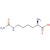 121080-96-4 (2R)-2-amino-6-(carbamoylamino)hexanoic acid chemical structure