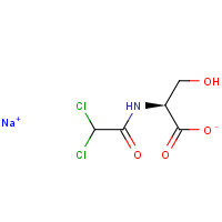 80174-64-7 sodium;(2S)-2-[(2,2-dichloroacetyl)amino]-3-hydroxypropanoate chemical structure