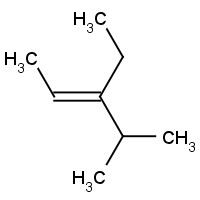 19780-68-8 (E)-3-ethyl-4-methylpent-2-ene chemical structure