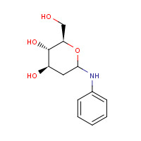136207-41-5 (2R,3S,4R)-6-anilino-2-(hydroxymethyl)oxane-3,4-diol chemical structure