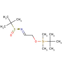 918413-70-4 (NE)-N-[2-[tert-butyl(dimethyl)silyl]oxyethylidene]-2-methylpropane-2-sulfinamide chemical structure