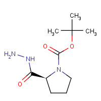 881310-04-9 tert-butyl (2S)-2-(hydrazinecarbonyl)pyrrolidine-1-carboxylate chemical structure