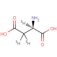 78333-14-9 (2R)-2-amino-2,3,3-tritritiobutanedioic acid chemical structure