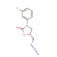 149524-44-7 (5R)-5-(azidomethyl)-3-(3-fluorophenyl)-1,3-oxazolidin-2-one chemical structure