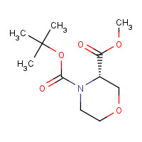 215917-98-9 4-O-tert-butyl 3-O-methyl (3S)-morpholine-3,4-dicarboxylate chemical structure