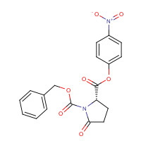 40356-52-3 1-O-benzyl 2-O-(4-nitrophenyl) (2S)-5-oxopyrrolidine-1,2-dicarboxylate chemical structure
