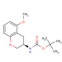 372159-53-0 tert-butyl N-[(3R)-5-methoxy-3,4-dihydro-2H-chromen-3-yl]carbamate chemical structure