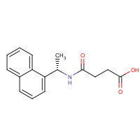 212556-04-2 4-[[(1S)-1-naphthalen-1-ylethyl]amino]-4-oxobutanoic acid chemical structure