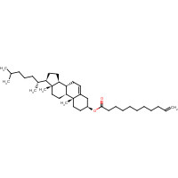 30948-01-7 [(3S,8S,9S,10R,13R,14S,17R)-10,13-dimethyl-17-[(2R)-6-methylheptan-2-yl]-2,3,4,7,8,9,11,12,14,15,16,17-dodecahydro-1H-cyclopenta[a]phenanthren-3-yl] undec-10-enoate chemical structure