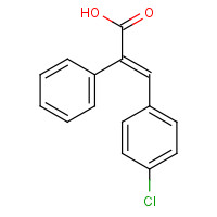 7466-99-1 (E)-3-(4-chlorophenyl)-2-phenylprop-2-enoic acid chemical structure