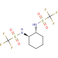 122833-60-7 1,1,1-trifluoro-N-[(1R,2R)-2-(trifluoromethylsulfonylamino)cyclohexyl]methanesulfonamide chemical structure