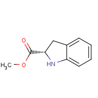 141410-06-2 methyl (2S)-2,3-dihydro-1H-indole-2-carboxylate chemical structure
