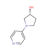 181959-78-4 (3R)-1-pyridin-4-ylpyrrolidin-3-ol chemical structure