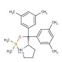 848821-60-3 [bis(3,5-dimethylphenyl)-[(2S)-pyrrolidin-2-yl]methoxy]-trimethylsilane chemical structure