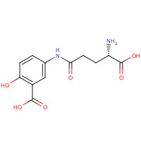 74929-17-2 5-[[(4S)-4-amino-4-carboxybutanoyl]amino]-2-hydroxybenzoic acid chemical structure